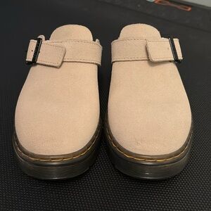 Doc Marten Slides! Cream suede, size 7.